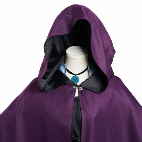 The Witcher Season 2 Yennefer Purple Mage Robe Costume Halloween Cosplay Dress