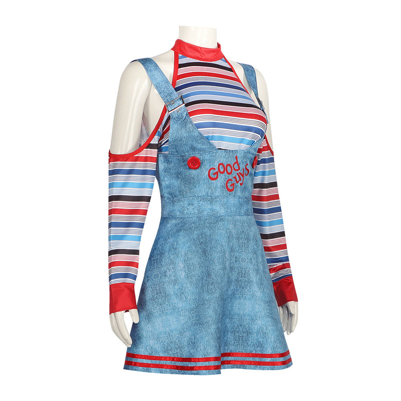 Chucky Scary Doll Dress Cosplay Costume