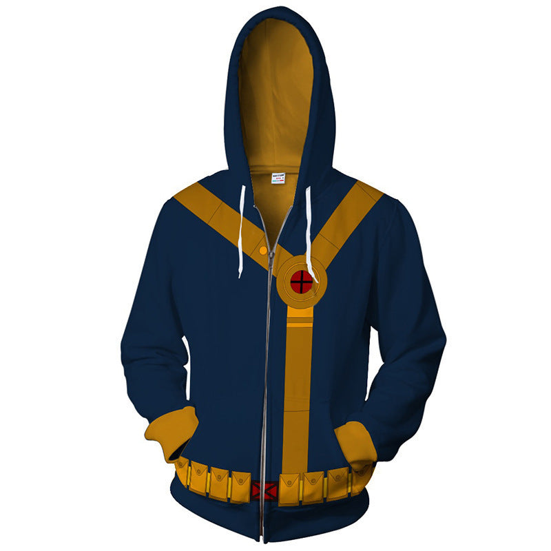 Fallout Vault Zip Up Jacket Sweatshirt Cosplay Costume