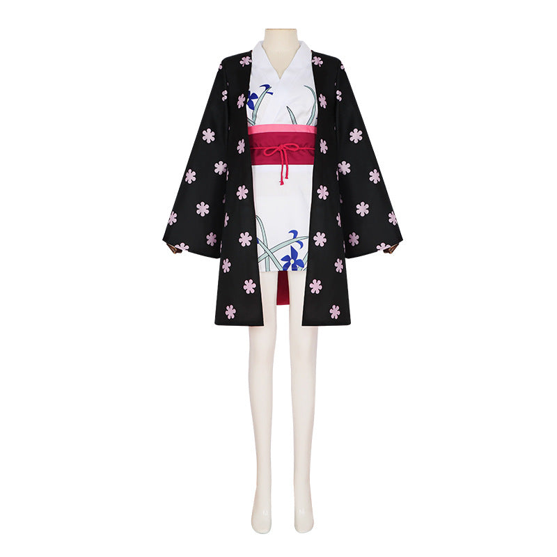 One Piece Nico Robin Kimono Outfit Cosplay Costume