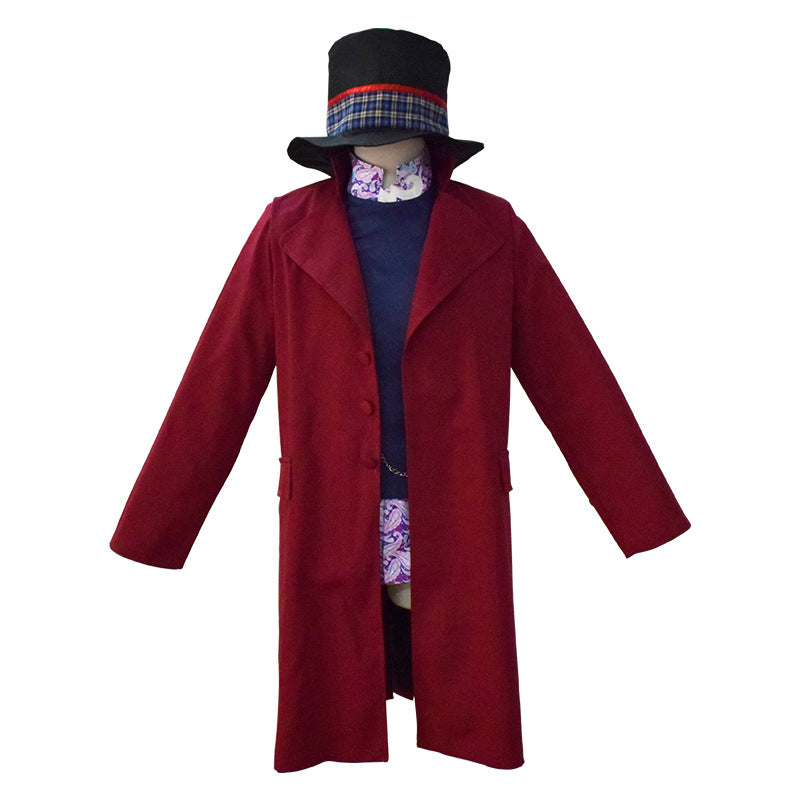 Johnny Depp Willy Wonka Charlie And The Chocolate Factory Cosplay Costume