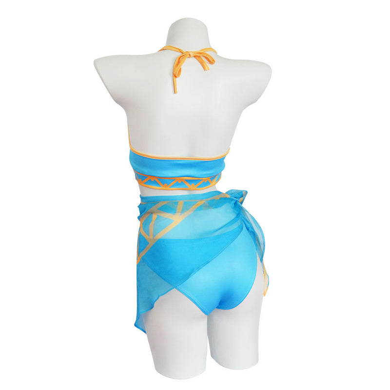 The Legend of Zelda Princess Zelda Swimwear Outfit Cosplay Costume