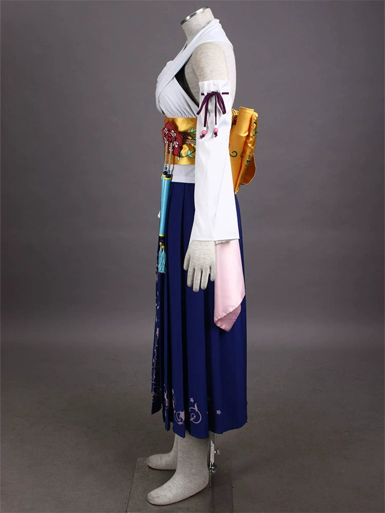 Final Fantasy Yuna Dress Outfit Cosplay Costume