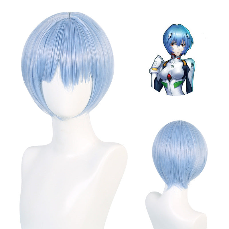 Neon Genesis Evangelion EVA Ayanami Rei Short Cosplay Wig