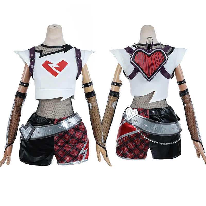 League of Legends Valentine Heartache Vi Cosplay Costume