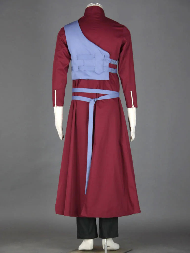 Naruto Gaara 7th Red Uniform Outfit Cosplay Costume