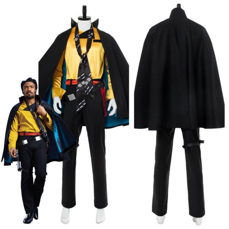 SW Story Lando Calrissian Outfits Cosplay Costume