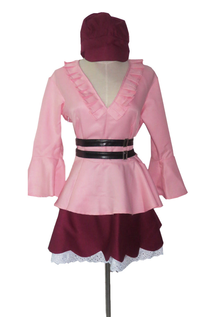 One Piece Koala Cosplay Costume Anime Cosplay Pink Dress Outfits