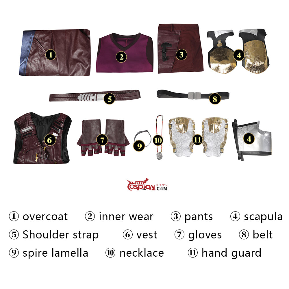 Peter Quill Tactical Outfit Cosplay Costume