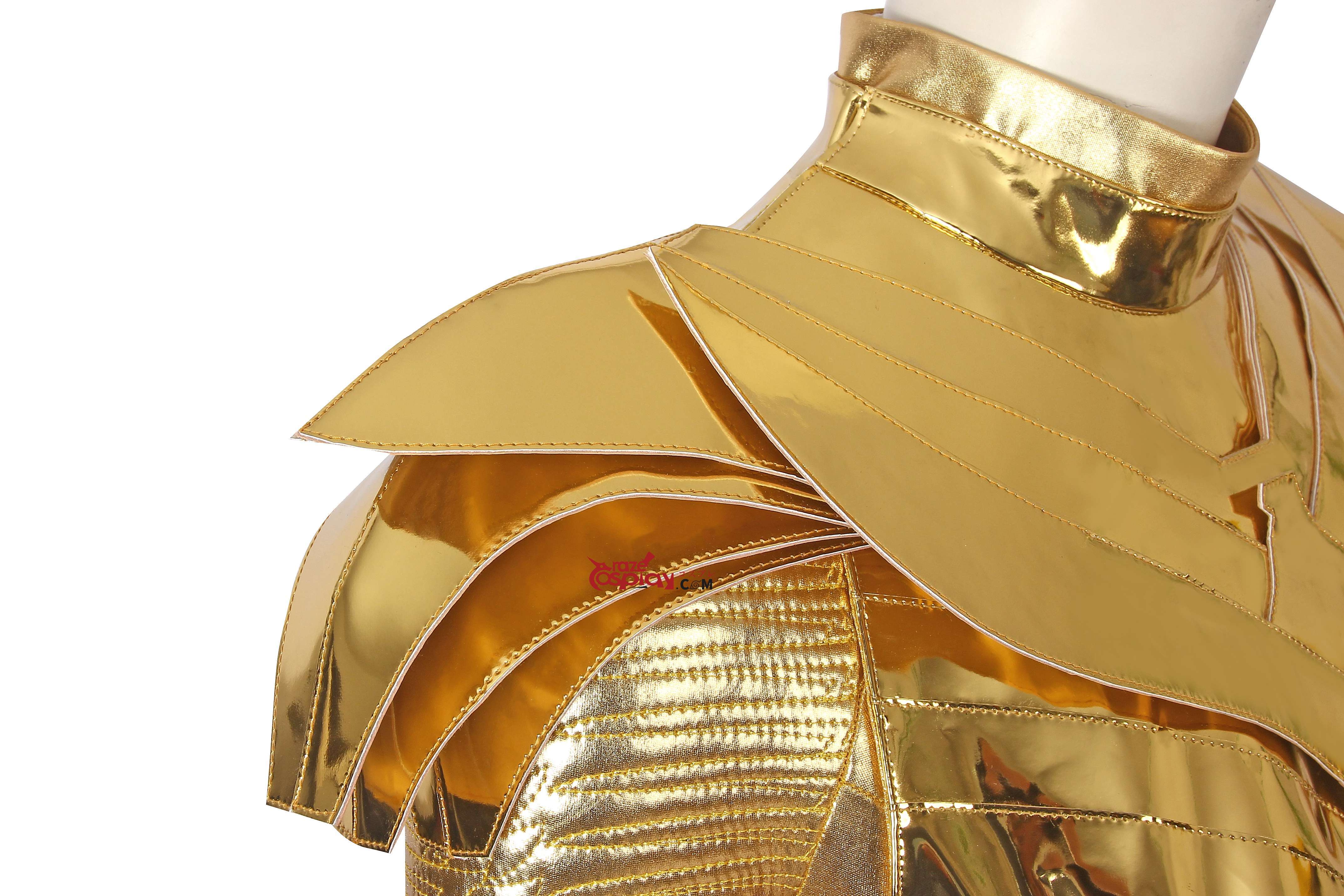 Diana Prince Golden Outfit Cosplay Costume
