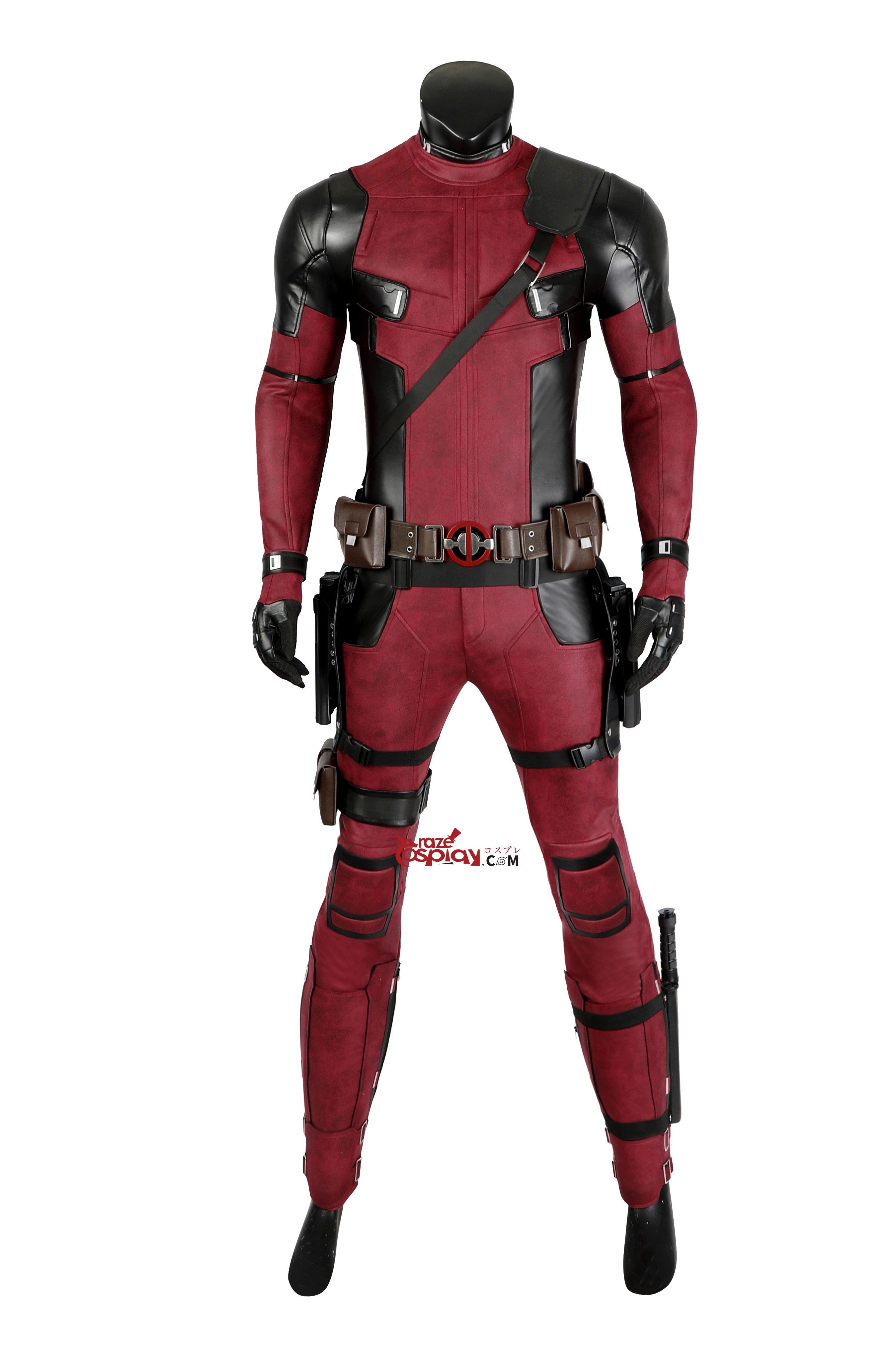 Wade Wilson Suede Outfit Cosplay Costume