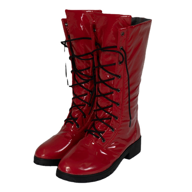 Street Fighter 6 Cammy White Red Cosplay Boots