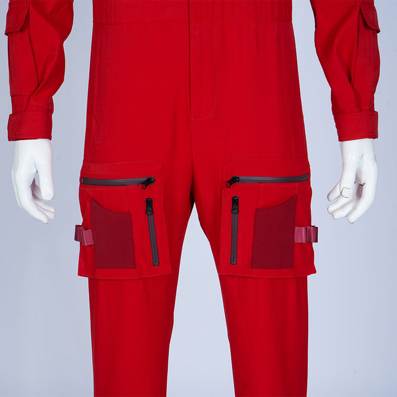 Guardians of the Galaxy 3 Red Uniform Jumpsuit Cosplay Costume