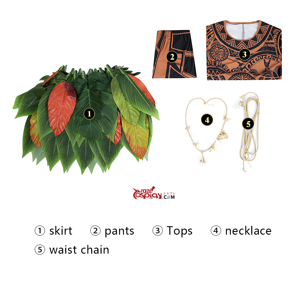 Moana 2 Māui Cosplay Costume