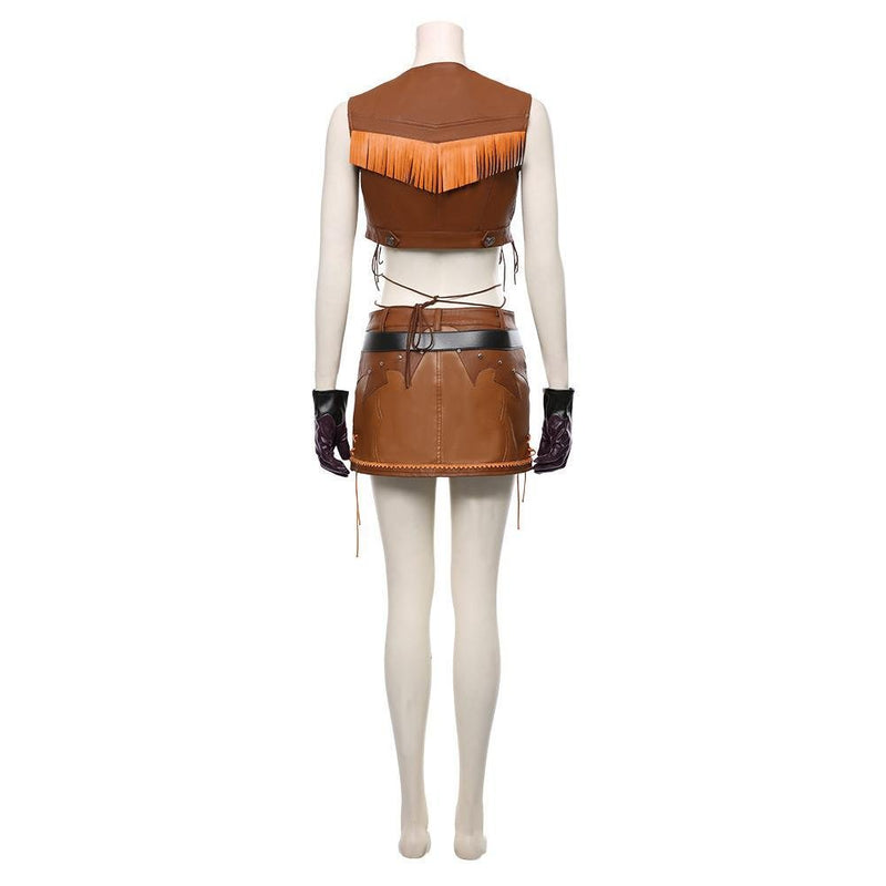 Final Fantasy Tifa Lockhart The Cowboy Outfit Cosplay Costume