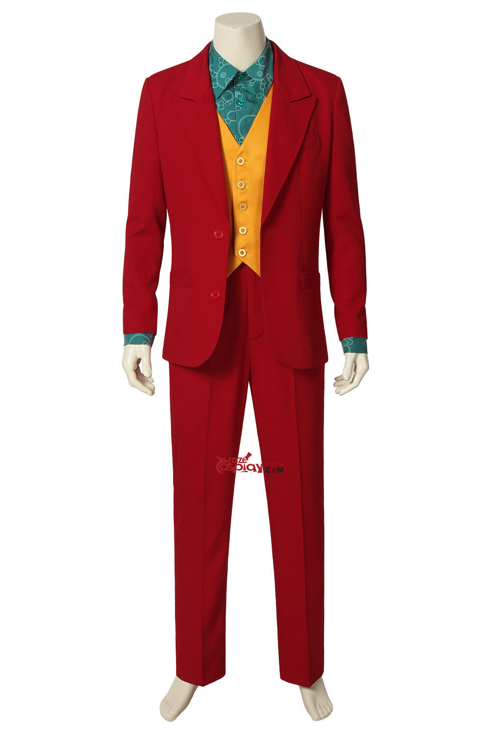 Arthur Fleck Red Suit Cosplay Costume