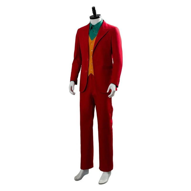 Joker Origin Romeo Movie Joaquin Phoenix Arthur Fleck Outfit Cosplay Costume Halloween Suit