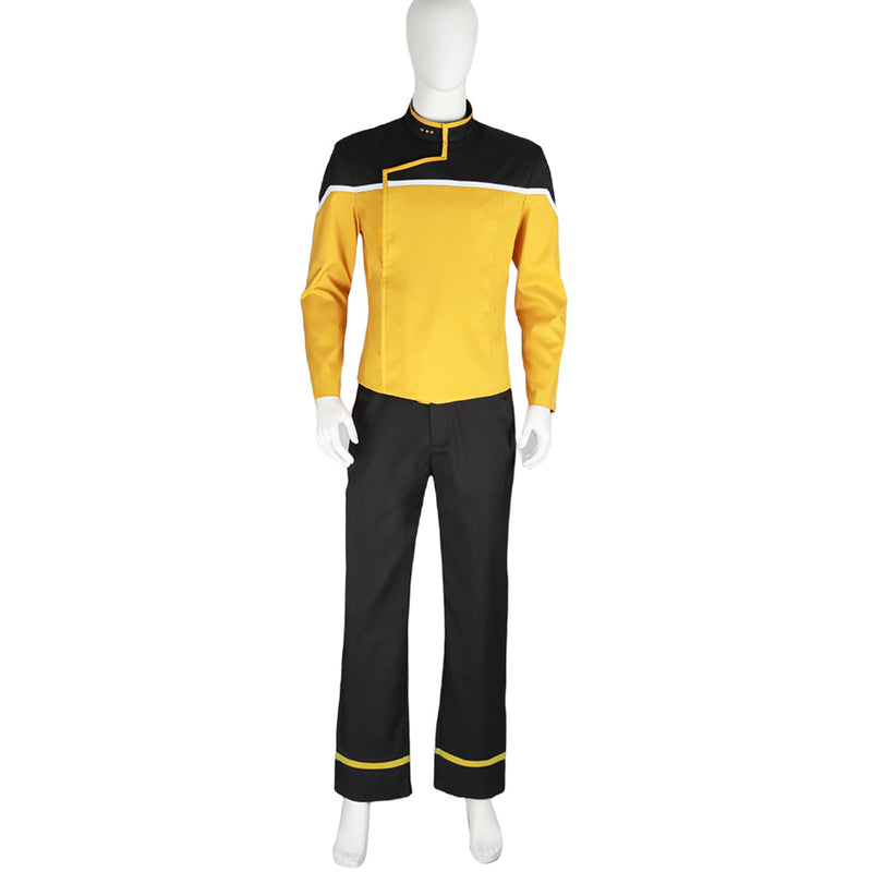ST Lower Decks Yellow Uniform Outfit Cosplay Costume