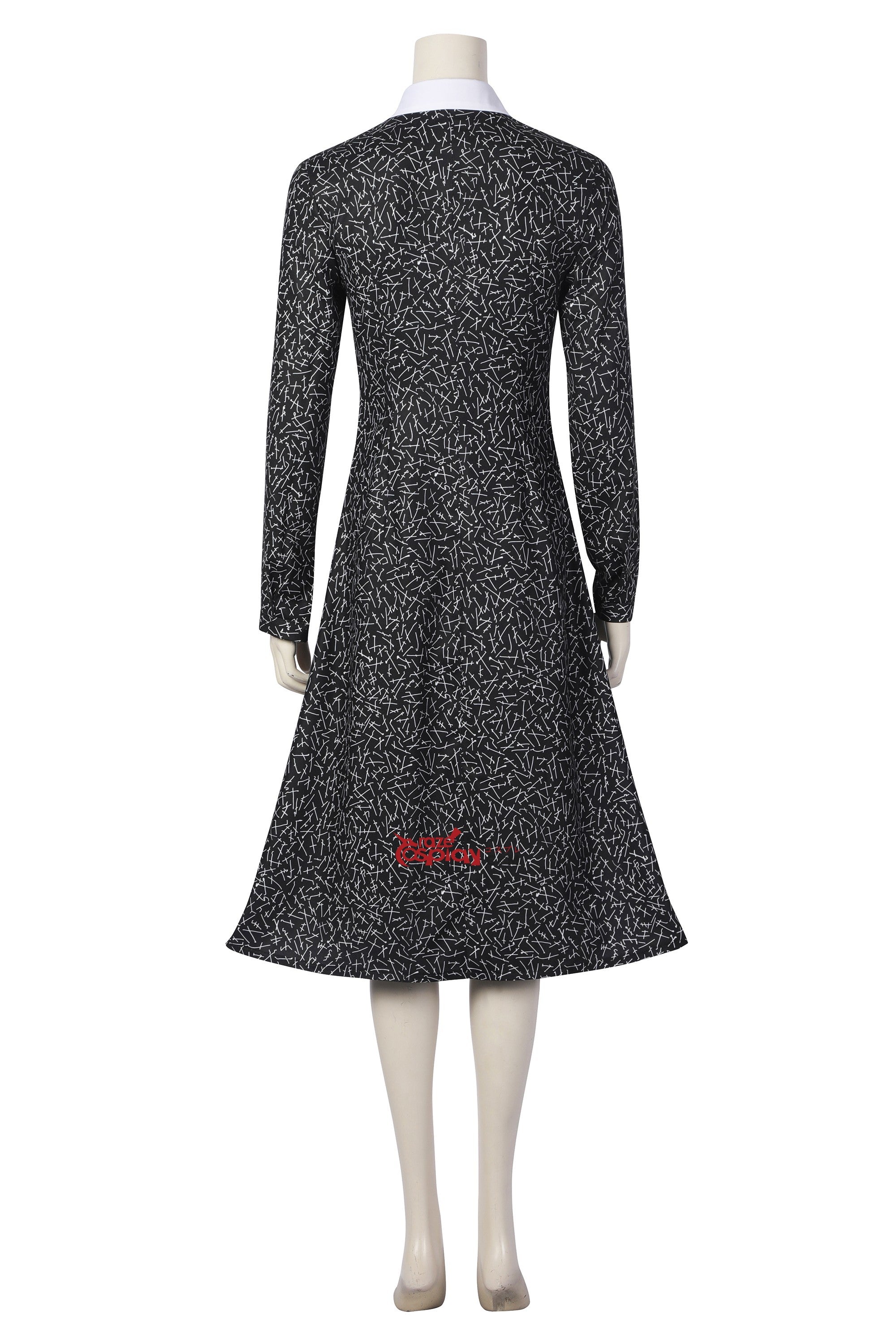 Wednesday Addams Black Dress Cosplay Costume