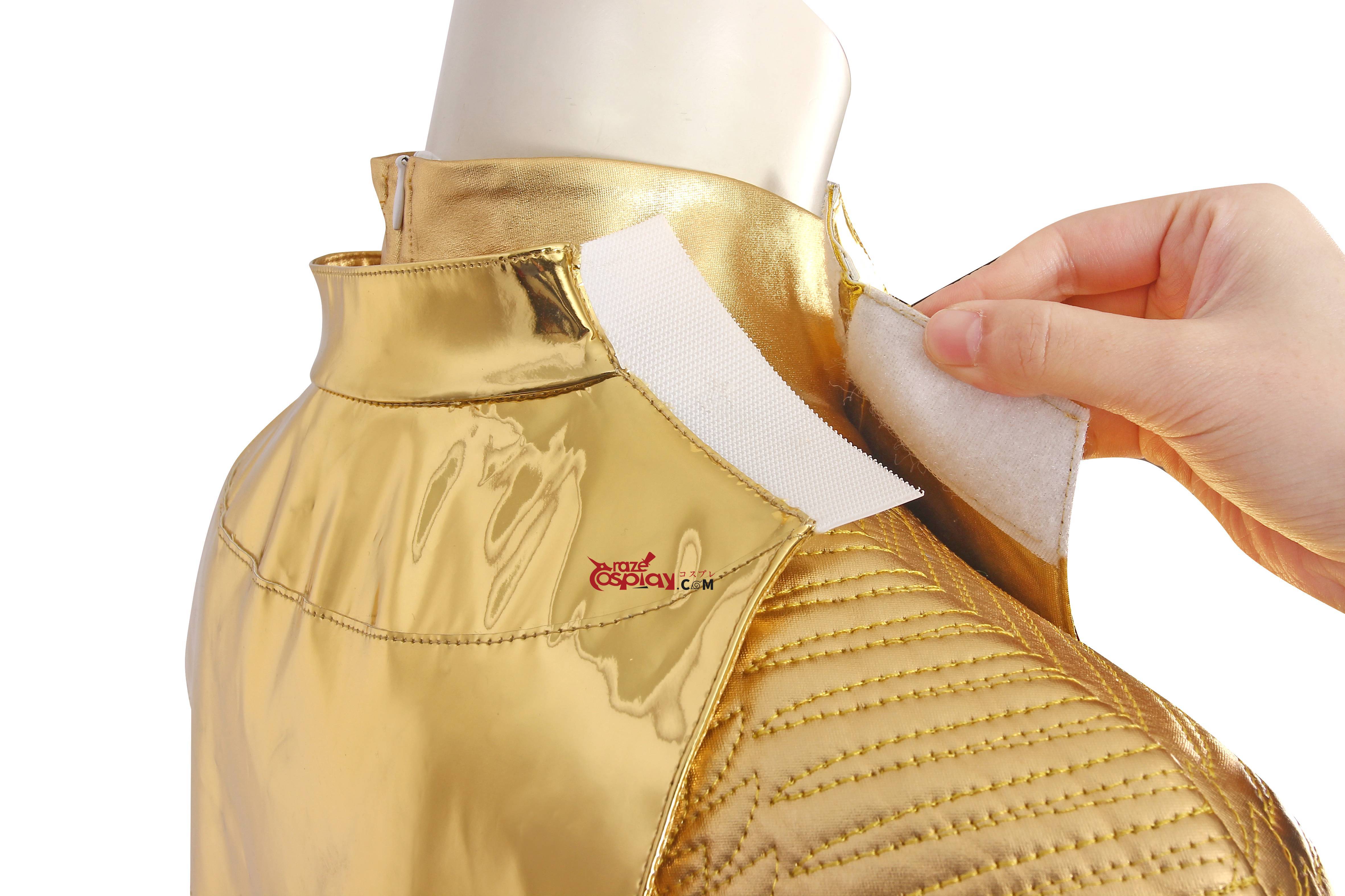 Diana Prince Golden Outfit Cosplay Costume