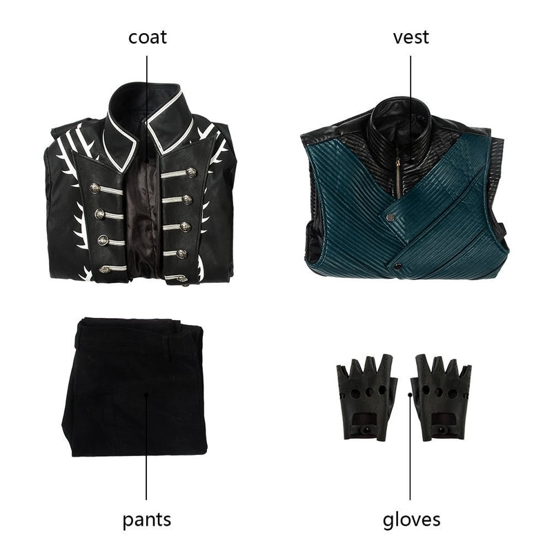 Dmc Devil May Cry 5 V Vergil Outfit Cosplay Costume