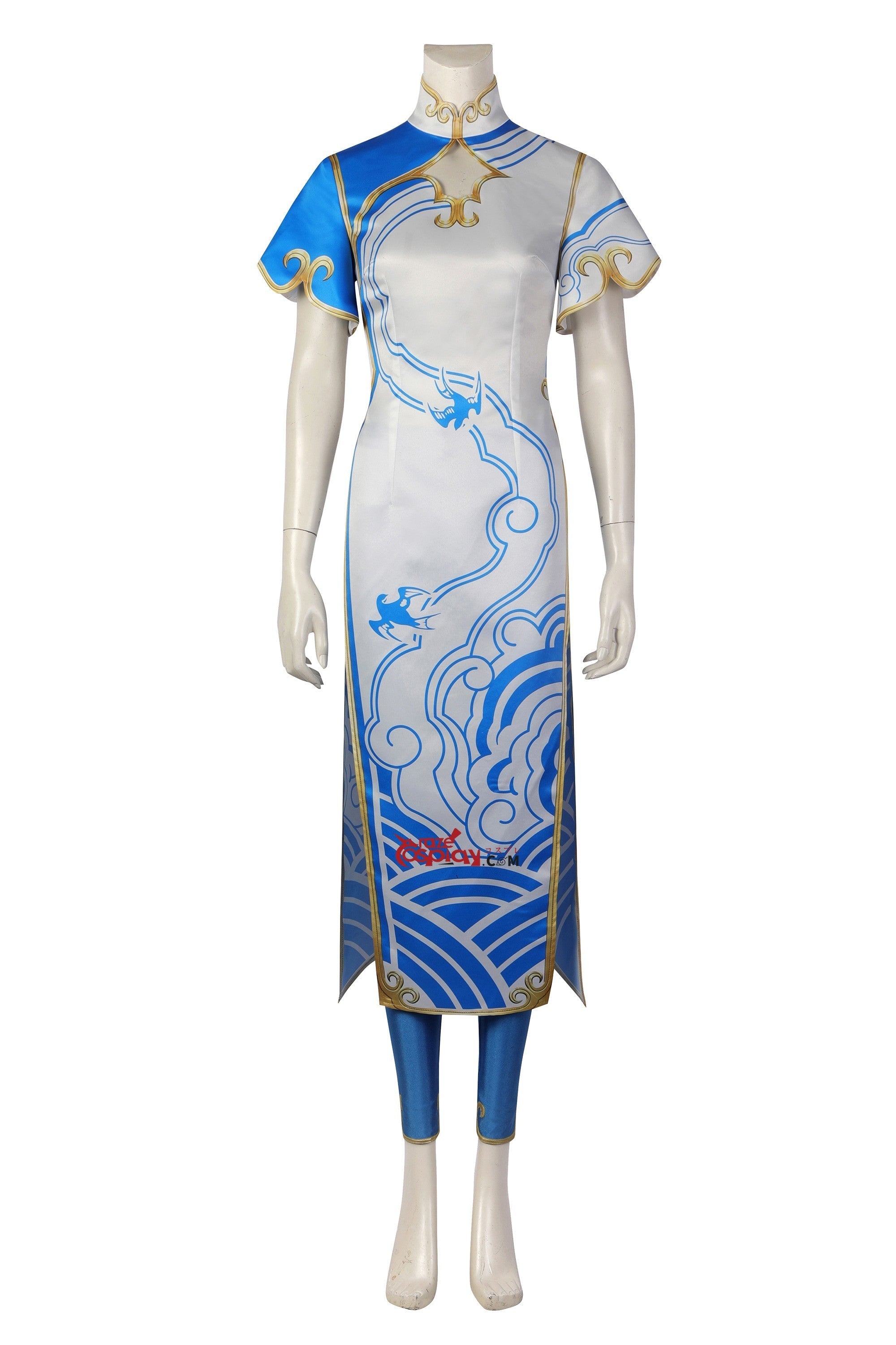 Street Fighter Chun Li Cheongsam Cosplay Costume
