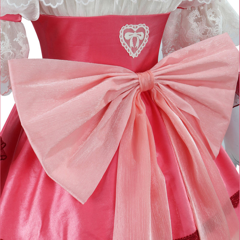 Puella Magi Madoka Magica Kaname Madoka Pink Dress Cosplay Costume