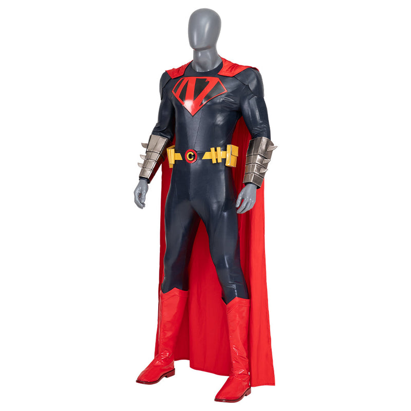 Superman Nicolas Cage Black Outfit Cosplay Costume