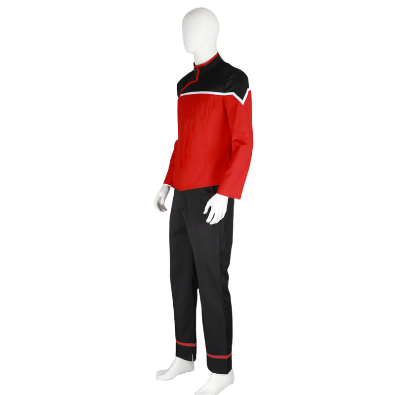 ST Lower Decks Red Uniform Outfit Cosplay Costume