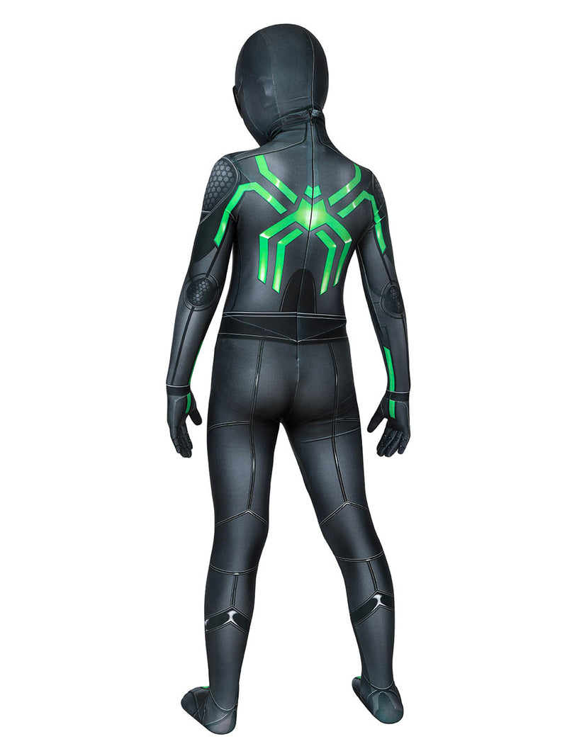 Spider-Man Stealth Suit Cosplay Costume Lycra Spandex Catsuits PS4Game Spiderman Marvel Cosplay Jumpsuit For Kid