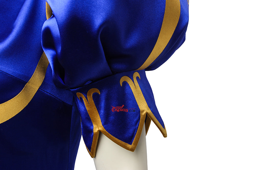Street Fighter Chun Li Cheongsam Cosplay Costume
