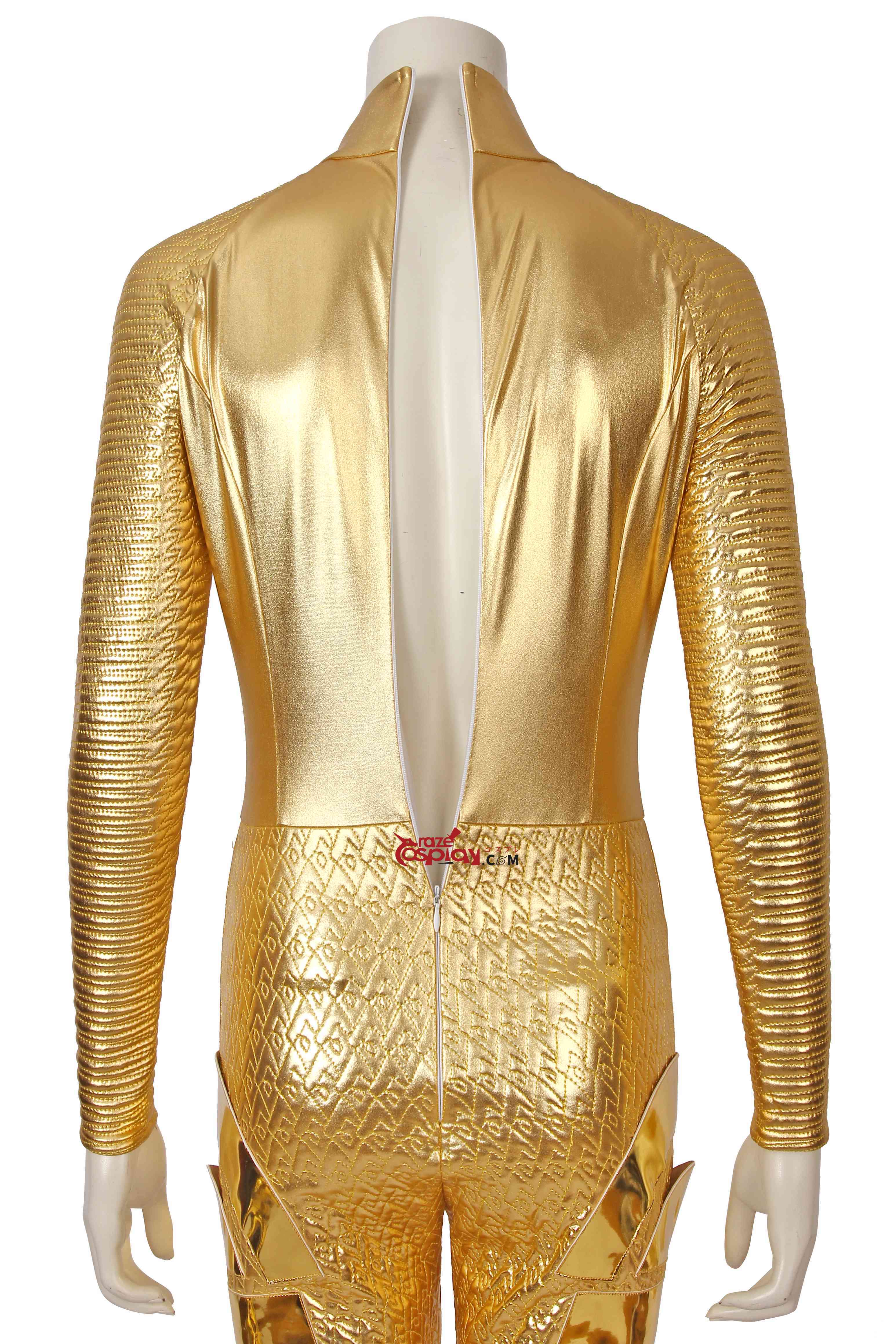 Diana Prince Golden Outfit Cosplay Costume