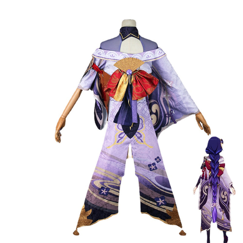 Raiden Shogun cosplay costume Genshin Impact outfit