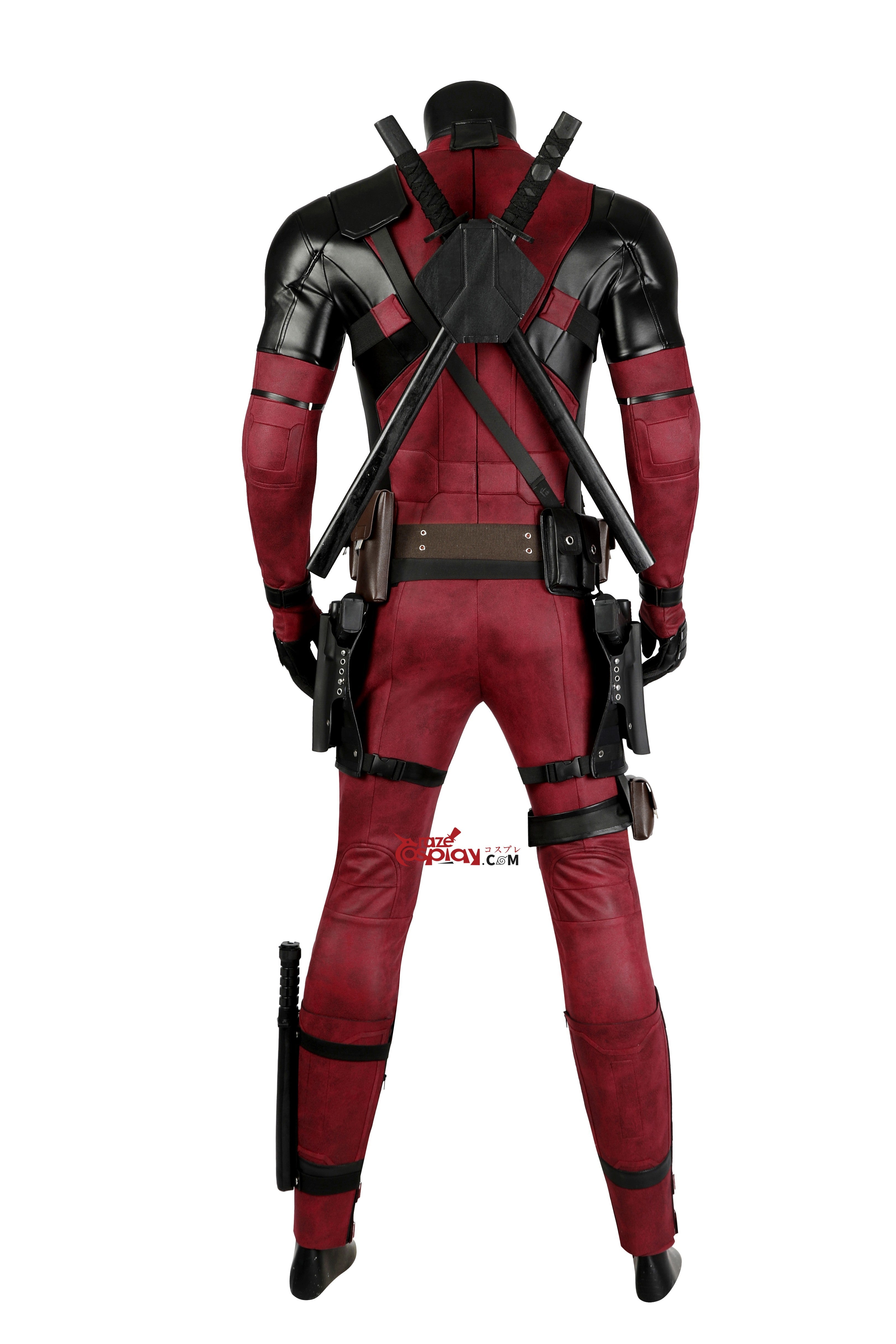 Wade Wilson Suede Outfit Cosplay Costume
