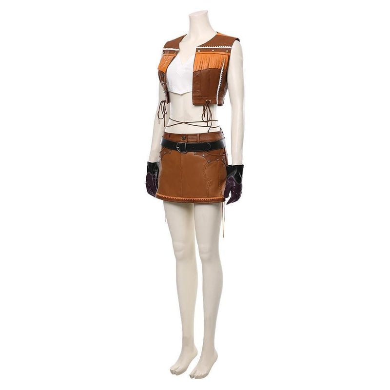 Final Fantasy Tifa Lockhart The Cowboy Outfit Cosplay Costume