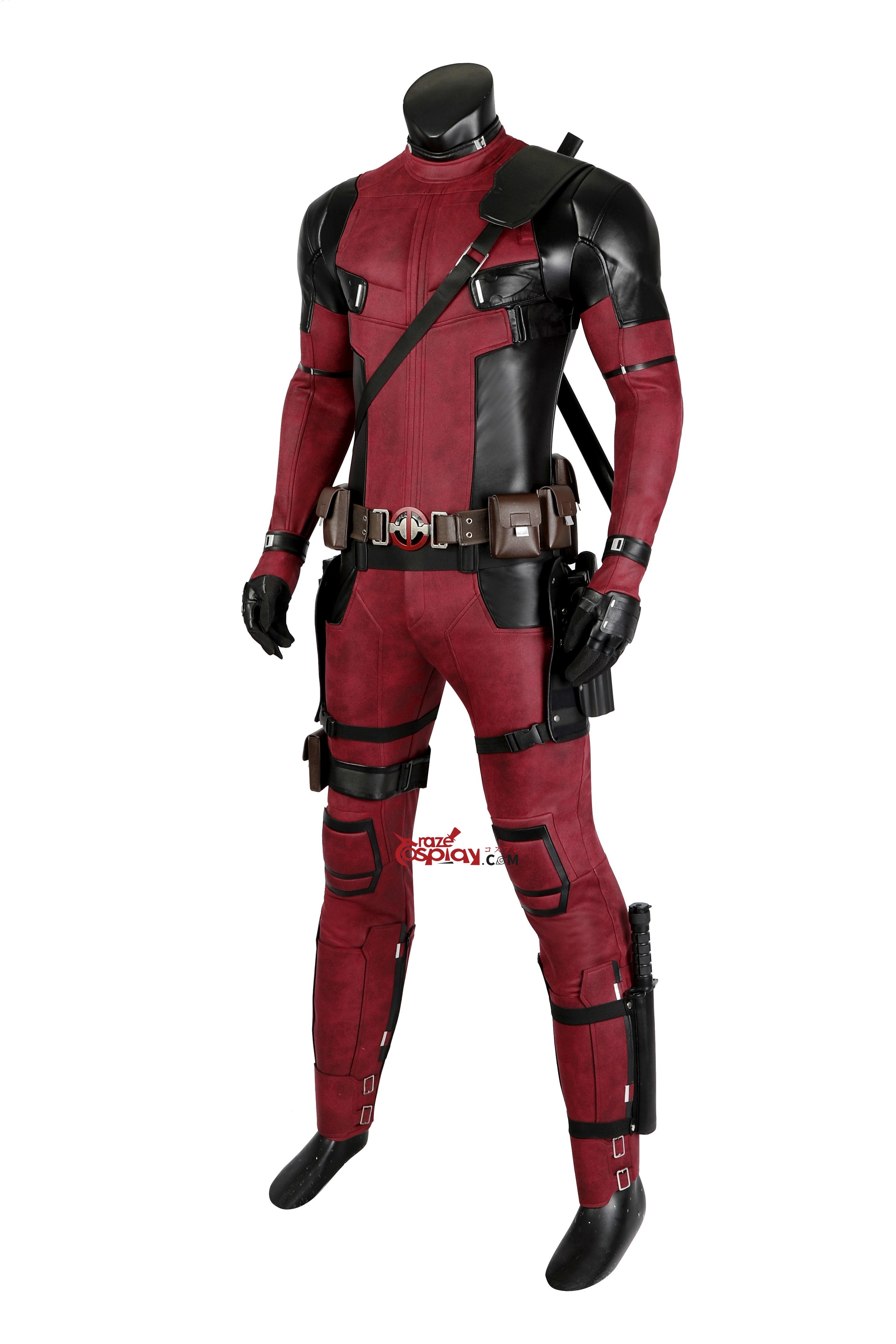 Wade Wilson Suede Outfit Cosplay Costume