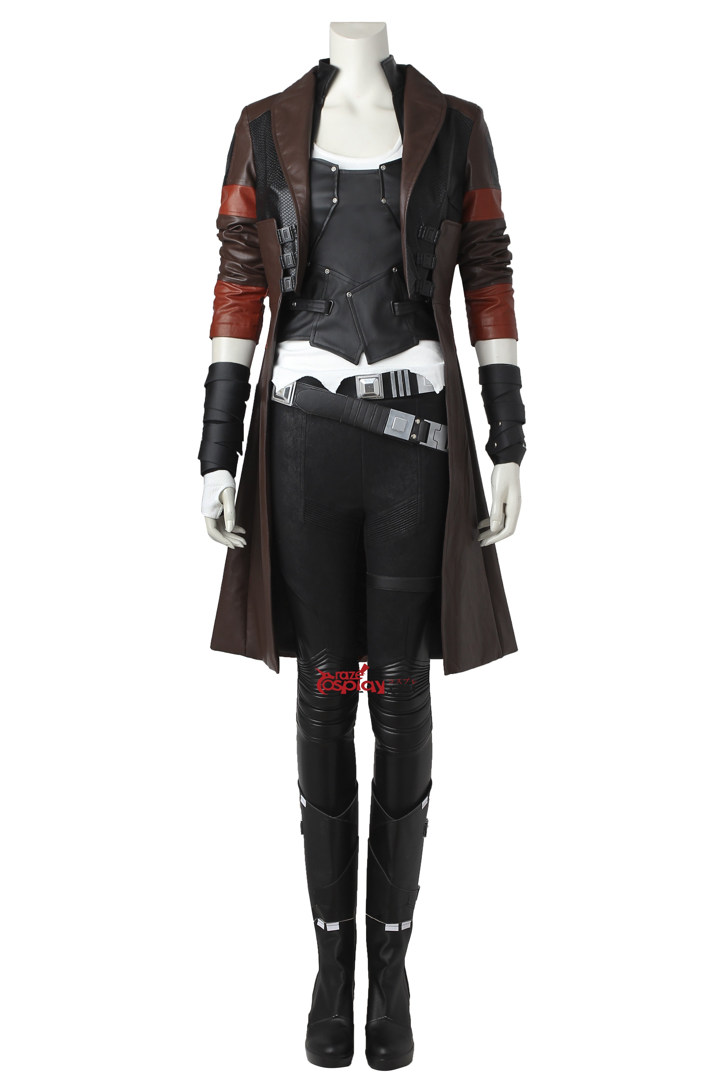 Gamora Brown Outfit Cosplay Costume
