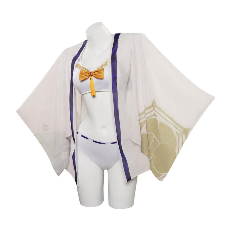 Genshin Impact Kamisato Ayato Swimsuit Cosplay Costume Halloween Carnival Party Disguise Suit