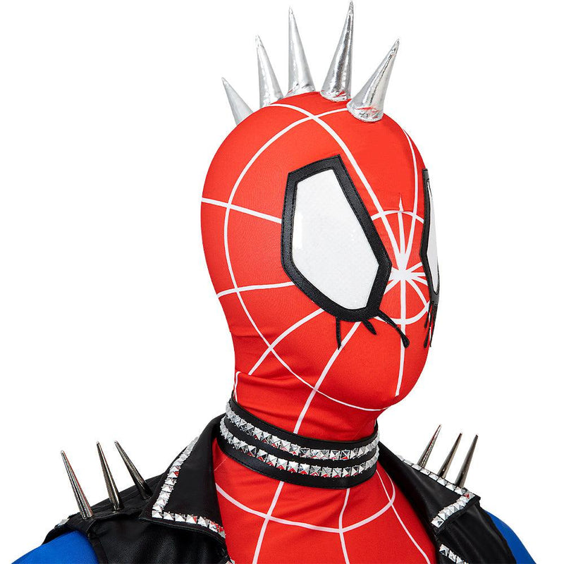 Movie Spider Man Across the Spider Verse Spider Punk Hobie Brown Cosplay Costume