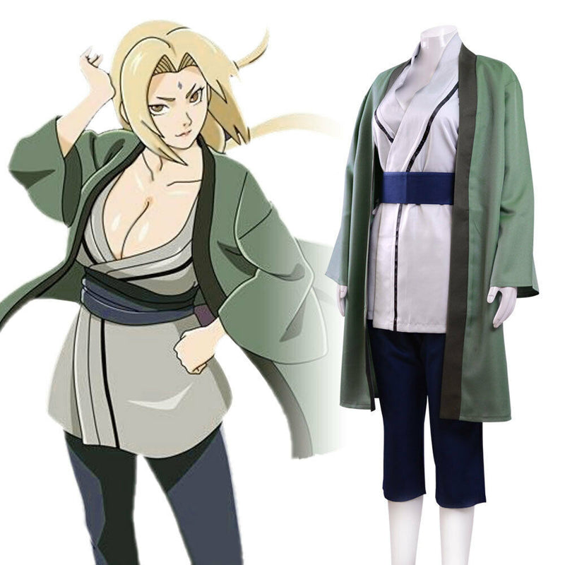 Naruto Lady Tsunade Kimono Outfit Cosplay Costume