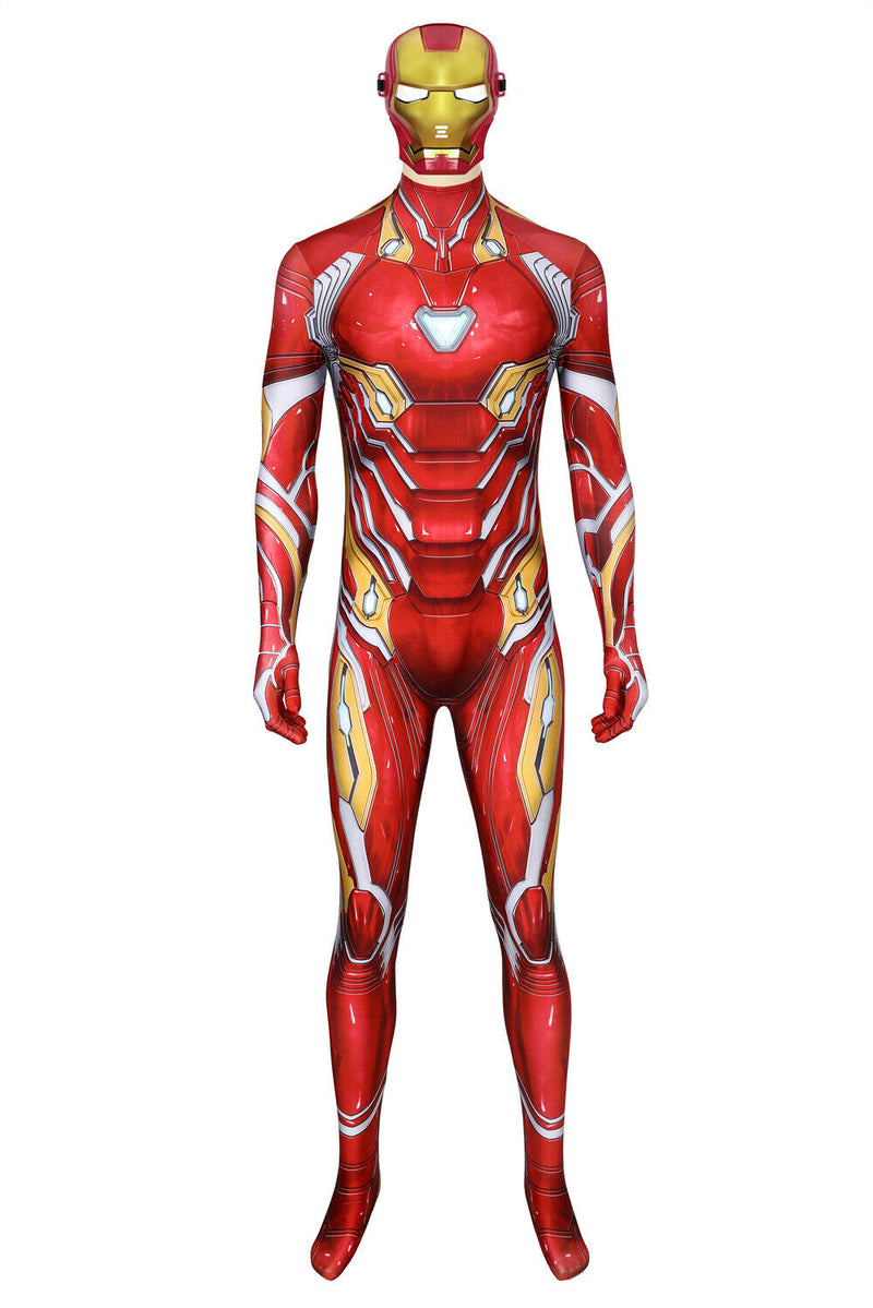 The Avengers Iron Man Tony Stark Jumpsuit Cosplay Costume