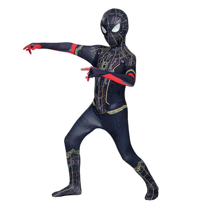 Spider-Man:No Way Home Cosplay Costume Halloween Spandex Bodysuit For Kid