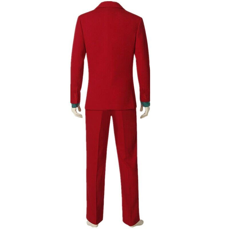 Joker Red Uniform Joaquin Phoenix Arthur Fleck Halloween Cosplay Costume