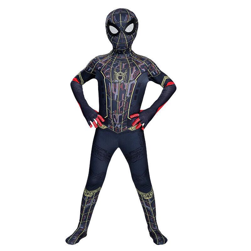 Spider-Man:No Way Home Cosplay Costume Halloween Spandex Bodysuit For Kid