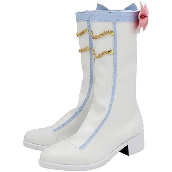 Vocaloid Snow Miku Cosplay Boots Shoes