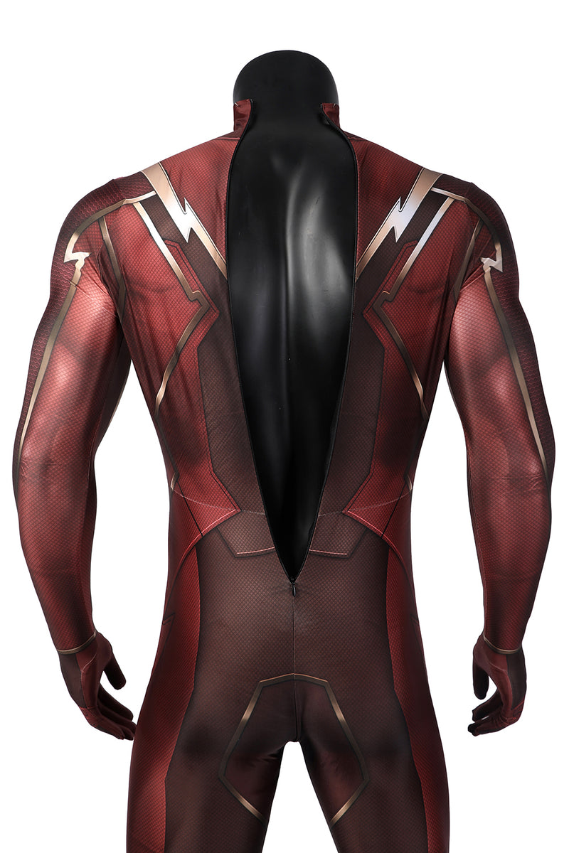 The Flash Injustice 2 Cosplay Costume The Flash Spandex Cosplay Jumpsuit - CrazeCosplay
