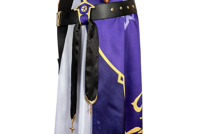 Genshin Impact Lisa Witch of Purple Rose Cosplay Costume Librarian Sexy Dress - CrazeCosplay