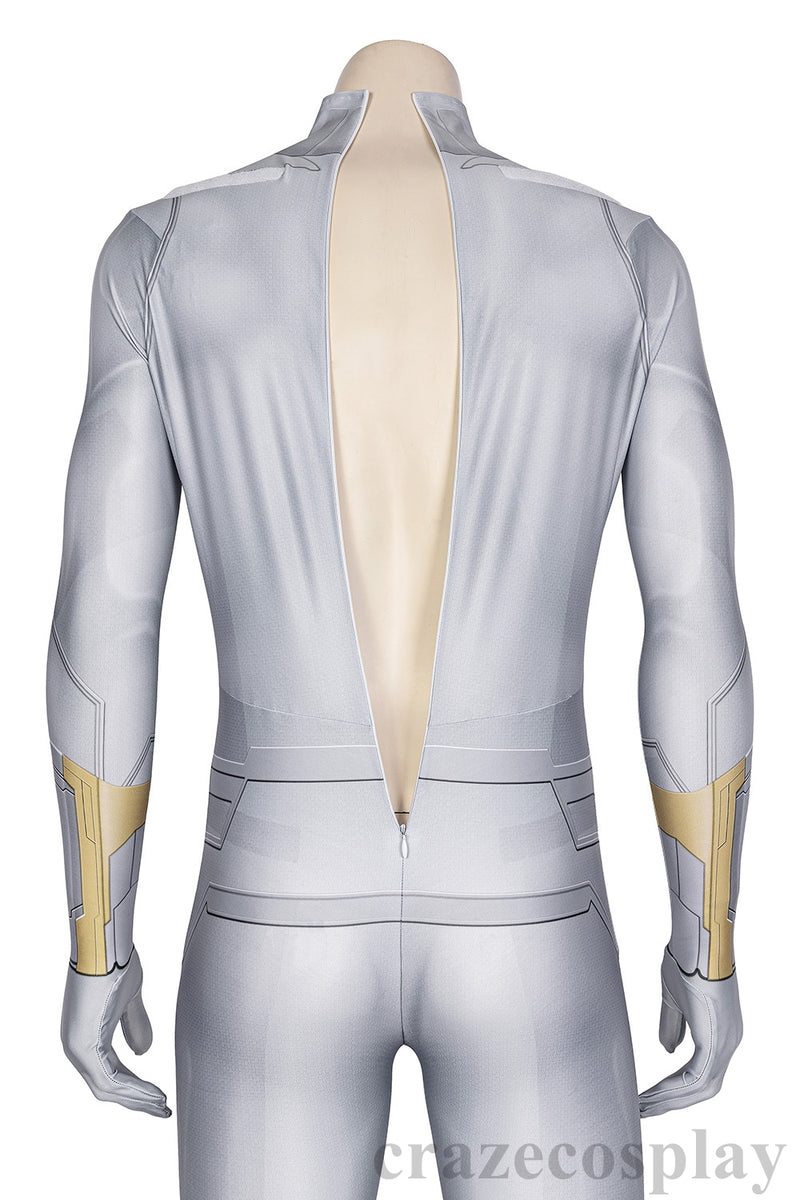 White Vision Cosplay Costumes WandaVision jumpsuit Dress Up Suit Custom Size Supported - CrazeCosplay