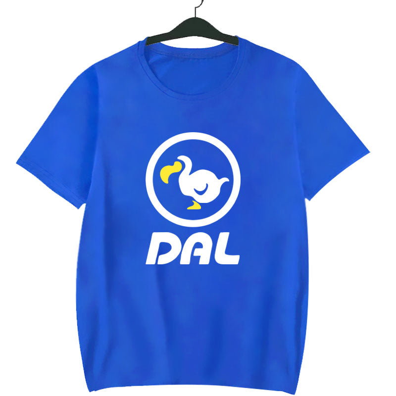 Unisex Animal Crossing T-shirt Dodo Airlines Logo Printed Summer O-neck T-shirt Blue Casual Street Shirts - CrazeCosplay