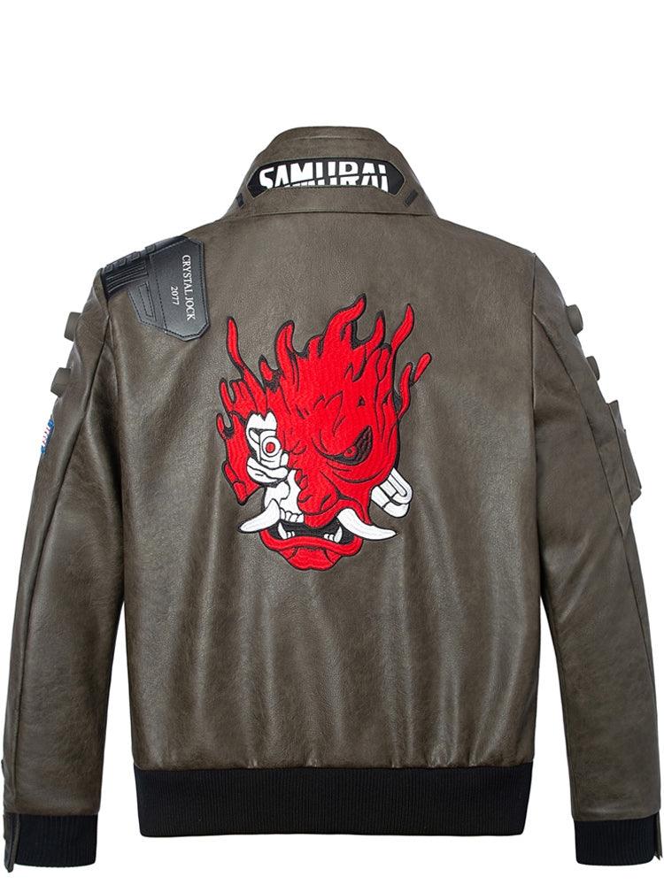 cyberpunk jacket Cyberpunk 2077 Samurai Jacket male cyberpunk jacket Halloween Cosplay Costume - CrazeCosplay
